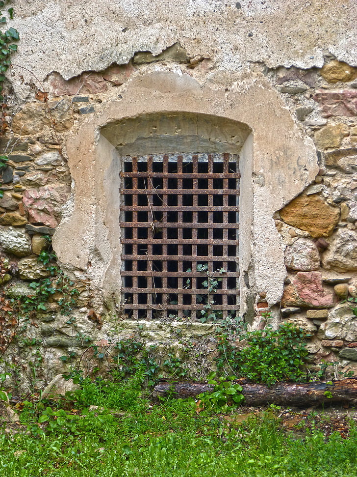 window, grating, old, architecture, door, wall - Building Feature, building Exterior