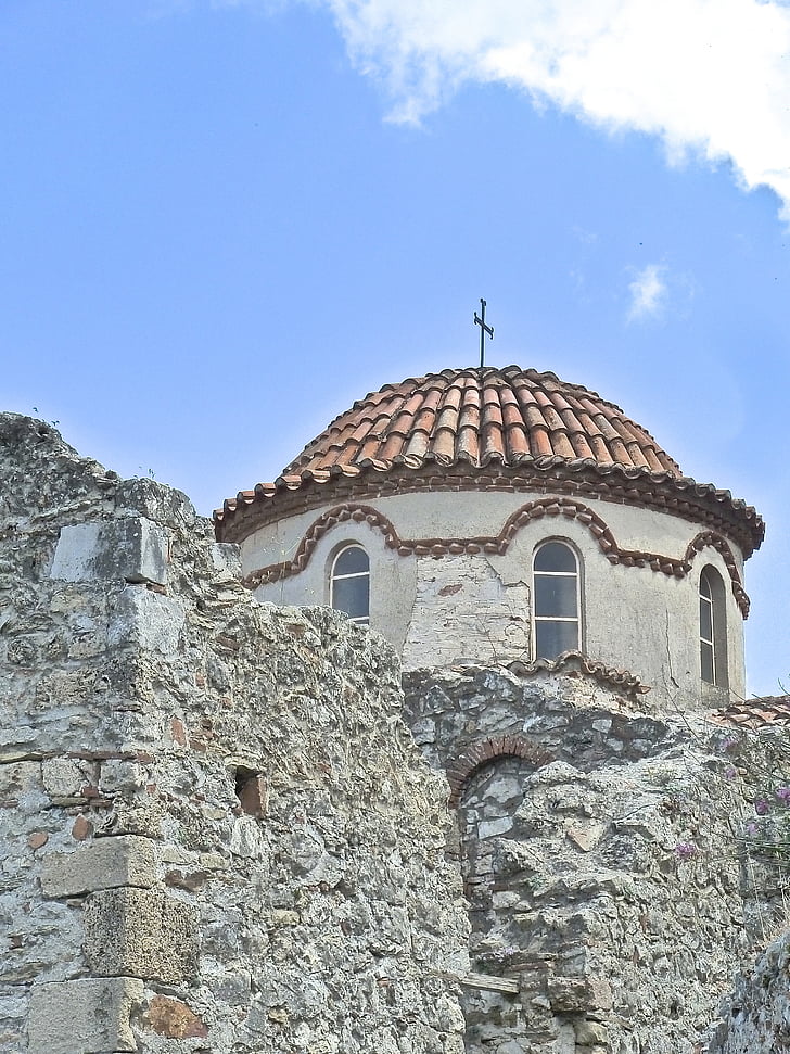 Dome, byzantinske, arkitektur, kirke, bygning, religiøse, historiske