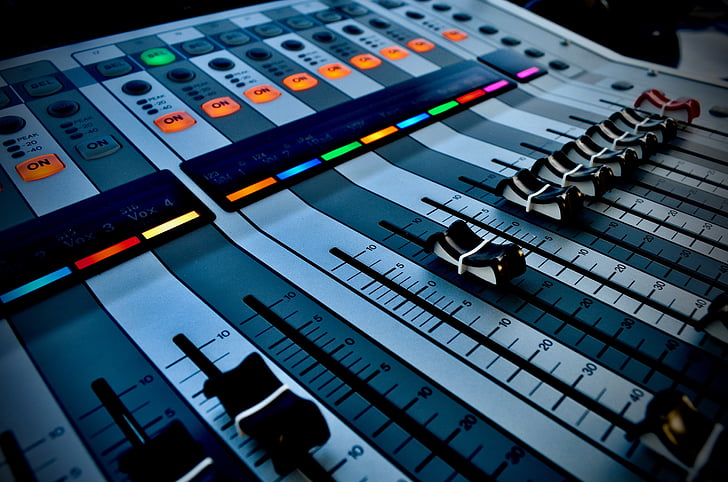 mixer, ljud, Yamaha, band, sångare, ljud mixer, industrin