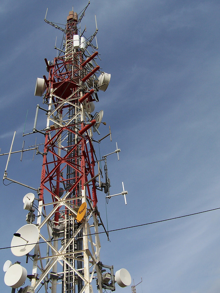 antenos, telekomunikacijų, TV, signalas, TDT, FM, radijo