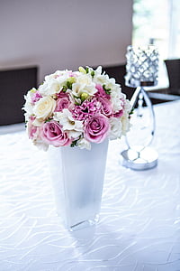 flowers, vaze, replacement lamp, ornaments, decoration, bouquet, color