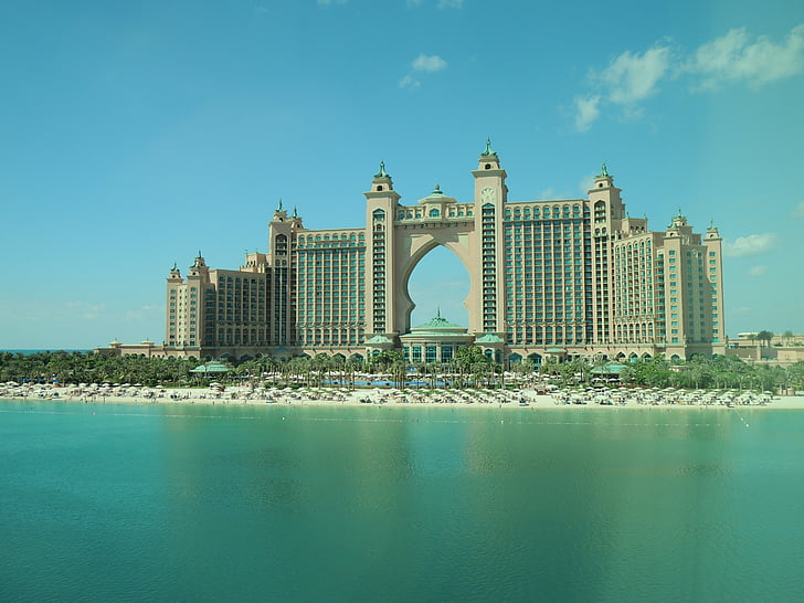 Dubai, AAE, Emirāti, Emirāts, tuksnesis, Atlantis, Viesnīca