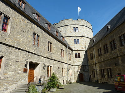 Wewelsburg, Niedersachsen, Schloss, historisch, im Mittelalter, Turm, NS