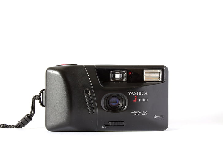 Yashica, appareil photo, analogiques, objectif, nostalgie, photo, Retro