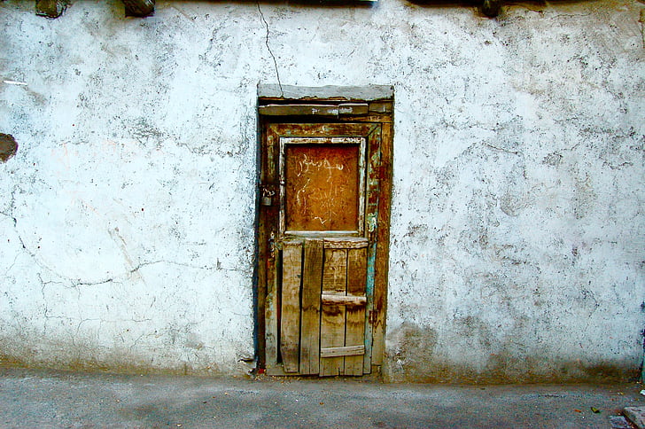двері, Старий, сільський, Стіна, дерев'яні, Архітектура, побудована структура