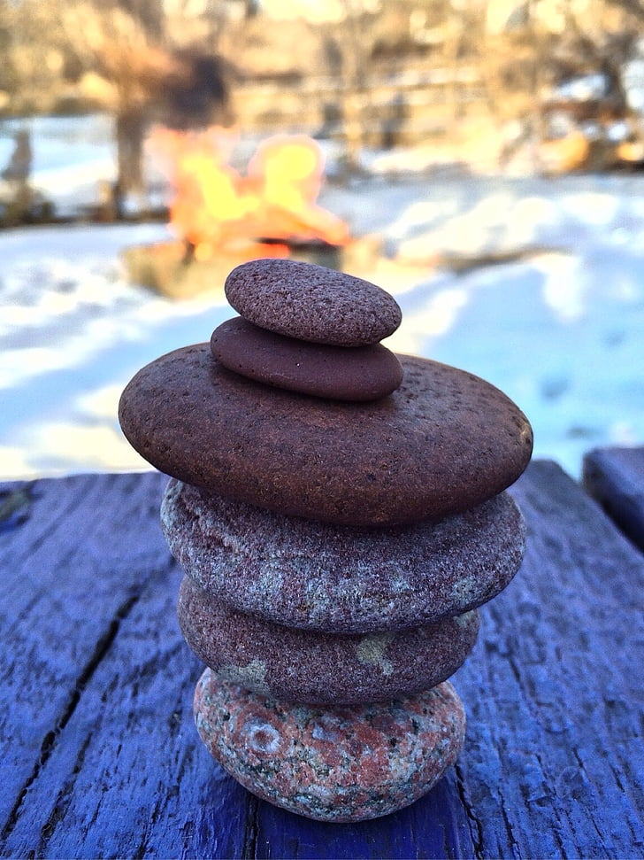 pinottuja kiviä, rentoutua, tasapaino, Rock, kivi, Zen, Harmony