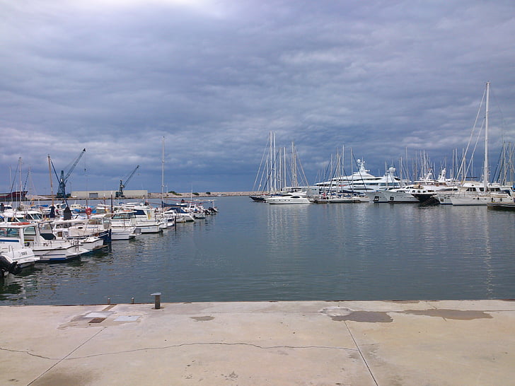 port, boats, sea, vilanovailageltru