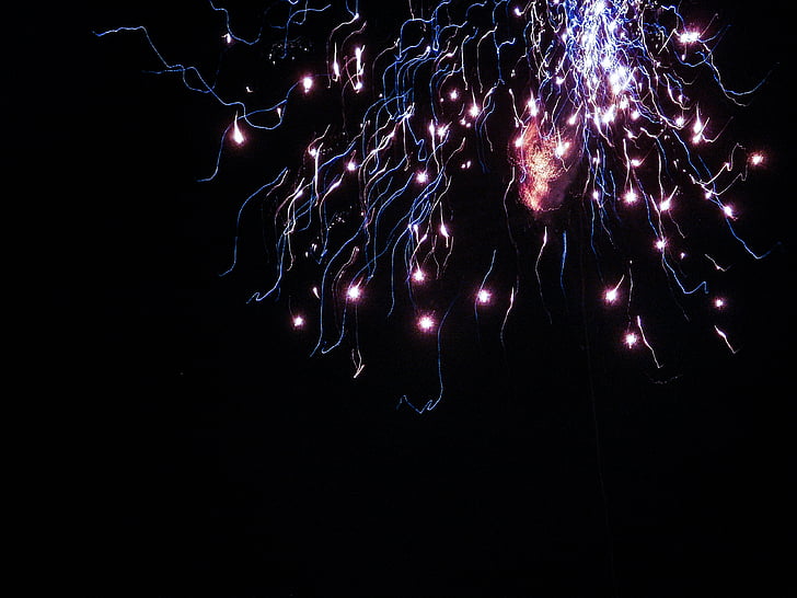 Feuerwerk, Sylvester, der Jahresrechnung, Silvester, Tag des neuen Jahres, Festival, zum Jahreswechsel