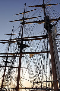 alberi di nave, nave, vela, albero, pirata, Marine, nautico