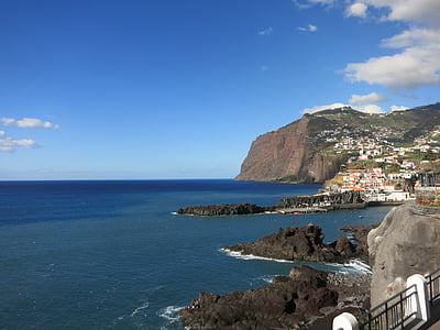 Madeira, skala, morje
