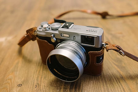 kamera, klasik, elektronik, Fujifilm, lensa, fotografi
