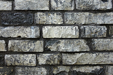 τούβλο, τοίχου, τοίχο από τούβλα, μοτίβο, τούβλο υφή, γκρι, γκρι τούβλο