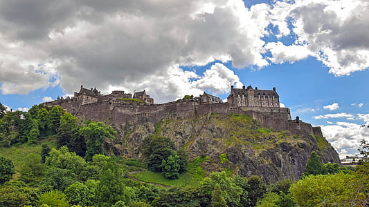 Escocia, Inglaterra, Edimburgo, Castillo, Fortaleza, históricamente, lugares de interés