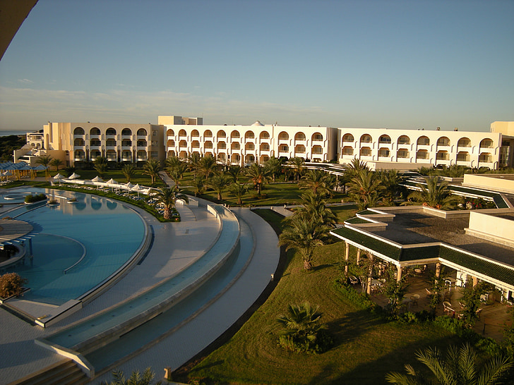 Hotel, Atlas, Tunisien
