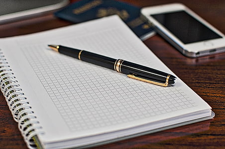 Σημειωματάριο (Notepad), Mont-blanc, σημειώσεις, Επαγγελματίες, Εφημερίδα