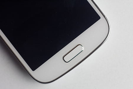 Branco, Samsung, galáxia, Smartphone, superfície, telefone celular, móveis