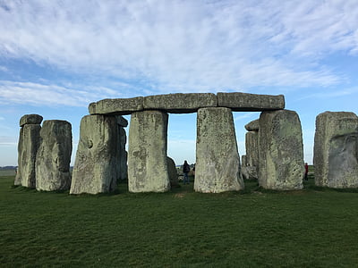 stonehenge, sky, circle, ancient, wiltshire, history, famous Place