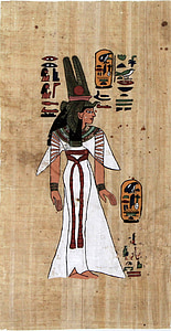Papyrus, faraoniska, gamla, hieroglyfer, fornegyptiska, egyptiska, dokument