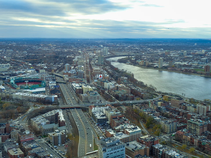 Boston, Massachusetts, Estados Unidos, América, paisaje urbano, Centro de la ciudad, urbana
