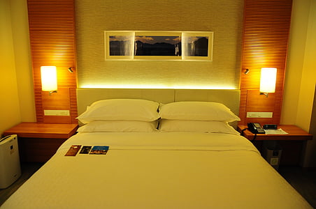 bed, hotel, hiroshima