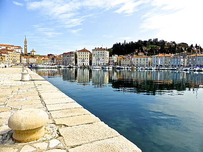 Porto, porta, acqua, Mediterraneo, calma, soleggiato
