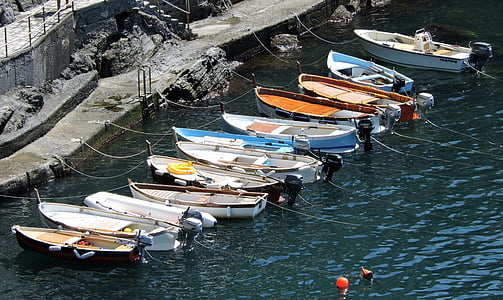 barco, Porto, mar, água