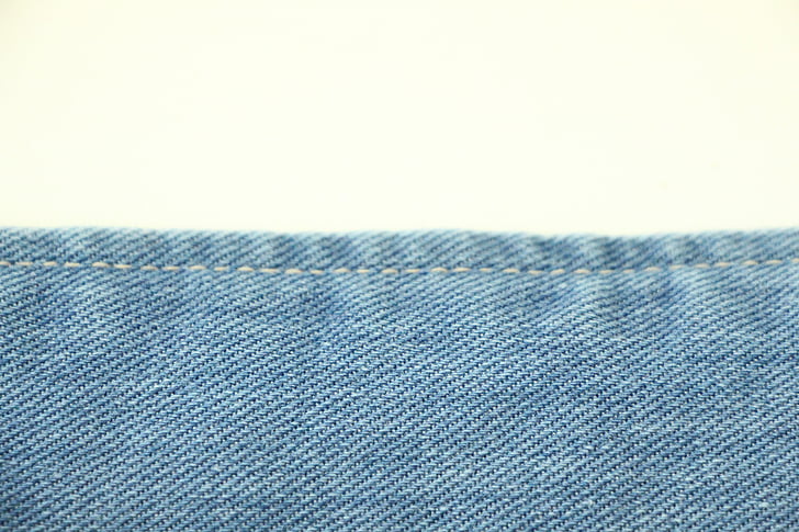 Denim, jeans, trasa, material, konsistens