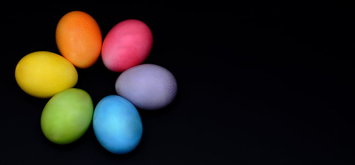 easter eggs, colorful, easter, happy easter, color, easter theme, sweet