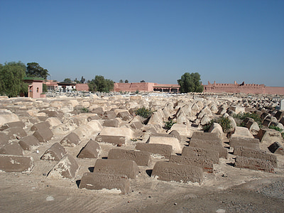 cimetière juif, Marrakech, Maroc