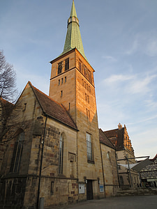 dusseldorf, germany, historic, architecture, church