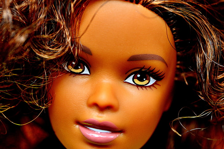 Barbie, boneca, cabeça, brinquedos de meninas, brinquedos, crianças, mulheres