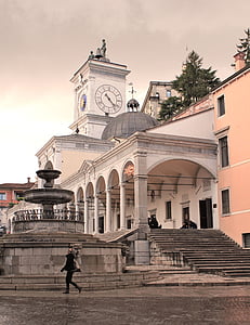 Udine, casco antiguo, punto de encuentro