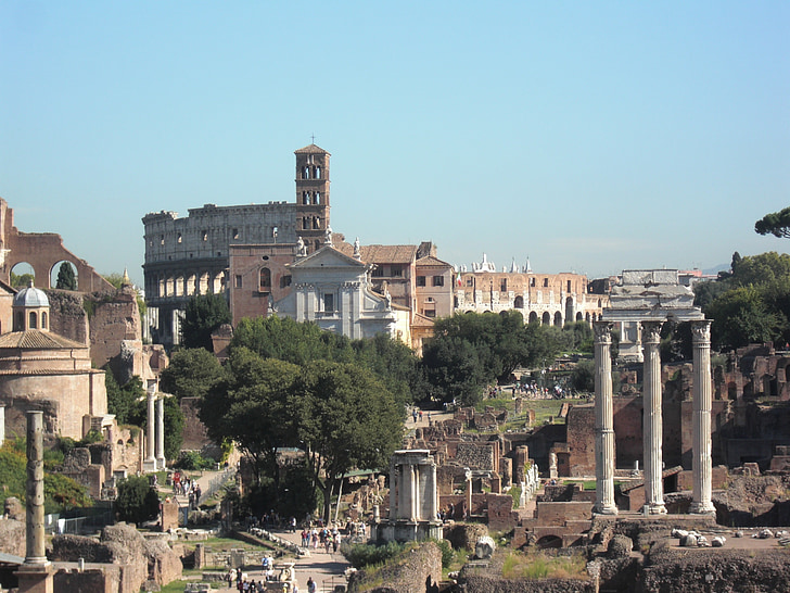 Forum, Roma, İtalya, Roma, Foro romano, Romalılar, eski