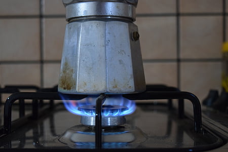 cà phê, trà, cà phê espresso, nấu ăn, làm cho cà phê, khí, Gas ngọn lửa