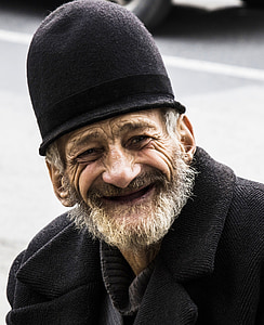 starý muž, portrét, Male, šťastný, s úsmevom, ľudia, Senior dospelý