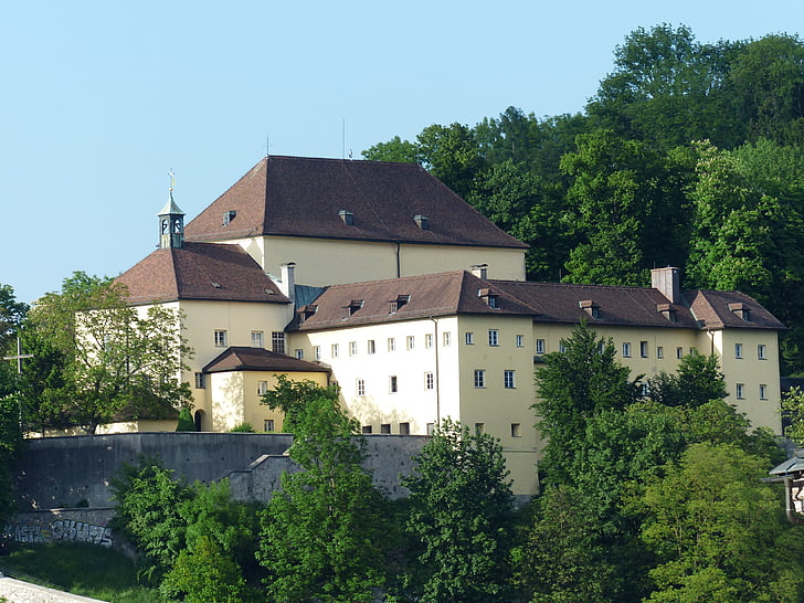 Capuchin klosteret, klosteret, Salzburg, Kapuzinerberg, Østerrike, gul, Prins erkebiskop