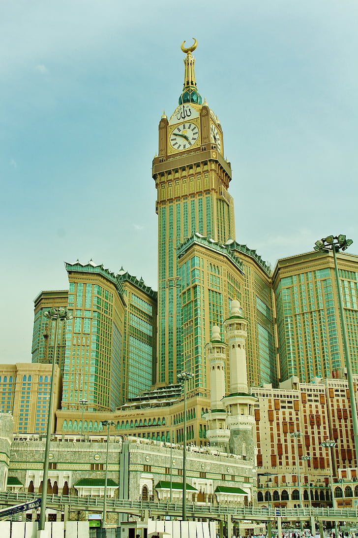 klokketårnet, Mekka, bygninger, tårnet, klokke, arkitektur, historiske