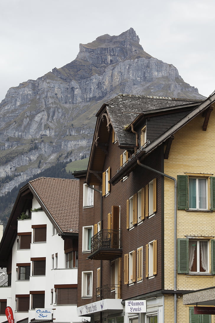 Zwitserland, Engelberg, Hotel, Resort, berg, vakantie