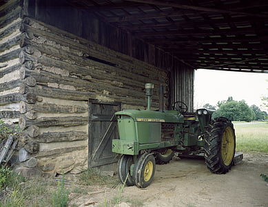трактор, подслон, земеделие, за съхранение на багаж, навес, Корица, Селско стопанство
