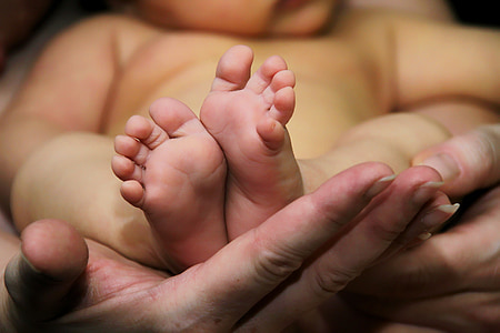 baby feet, ten, baby, feet, newborn, small child, reborn