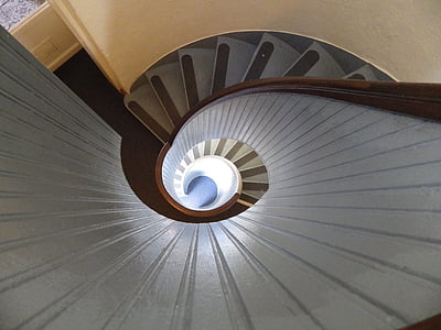 escalera de caracol, Monumento Nacional Cabrillo, Faro, escaleras