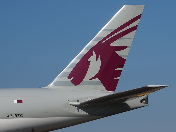 airways de Qatar, carga, Boeing 777, Aeroporto, avião, aviões, aviação