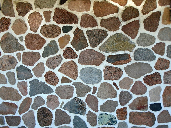 parete, pietra, parete di pietra, trama, sullo sfondo, modello, decorativi