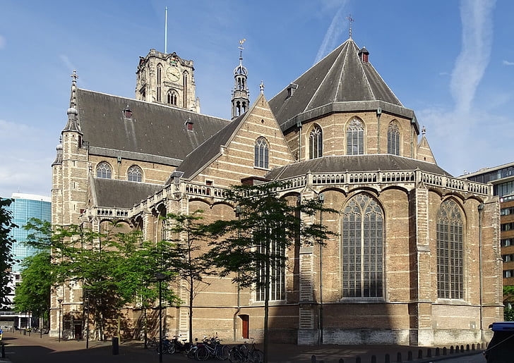 Nederland, Rotterdam, arkitektur, byen, steder av interesse, bygge, kirke