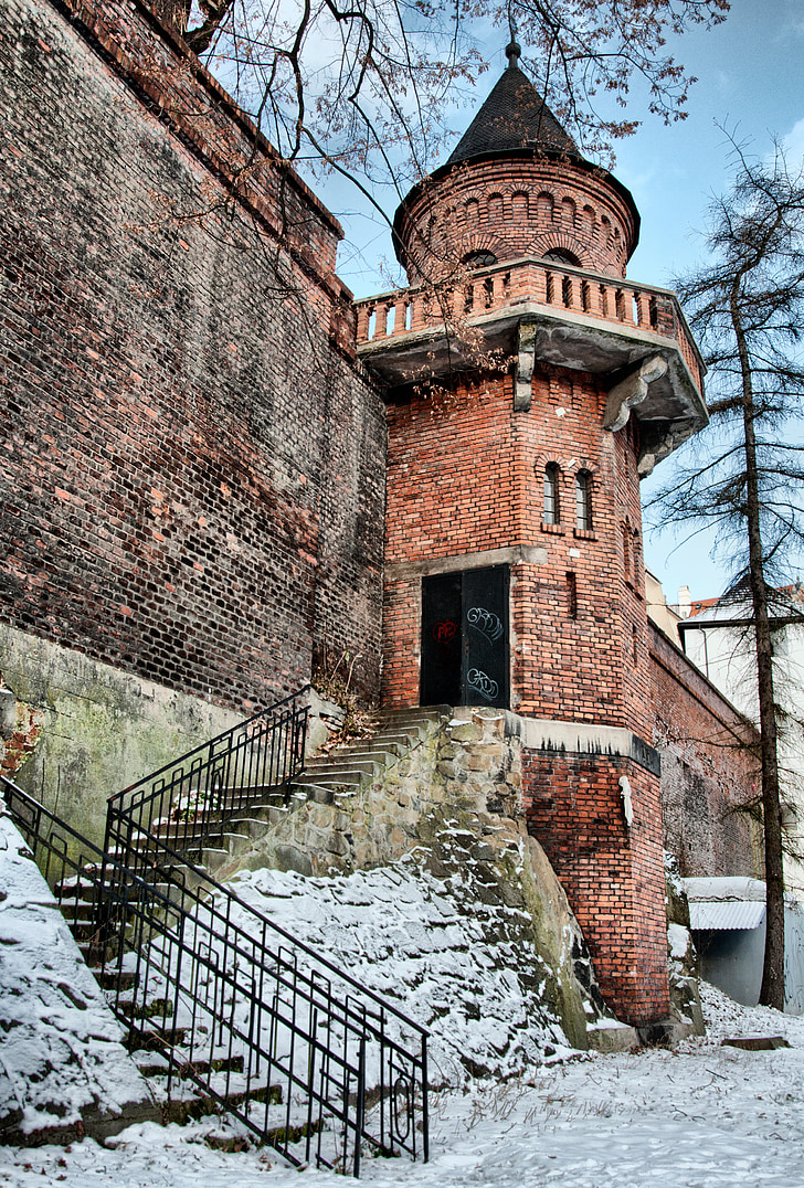 Оломоуц, вежа, Пам'ятник, Чеська Республіка, Архітектура, стіни на, Історія