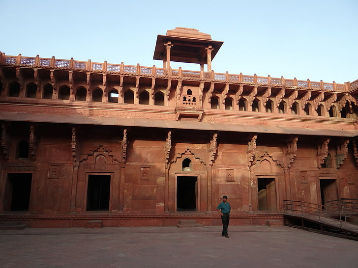 Agra fort, Castle, Palace, Mughal, UNESCO site, arkitektur, arv