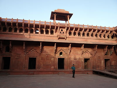 fort d’Agra, Château, Palais, moghol, site de l’UNESCO, architecture, patrimoine