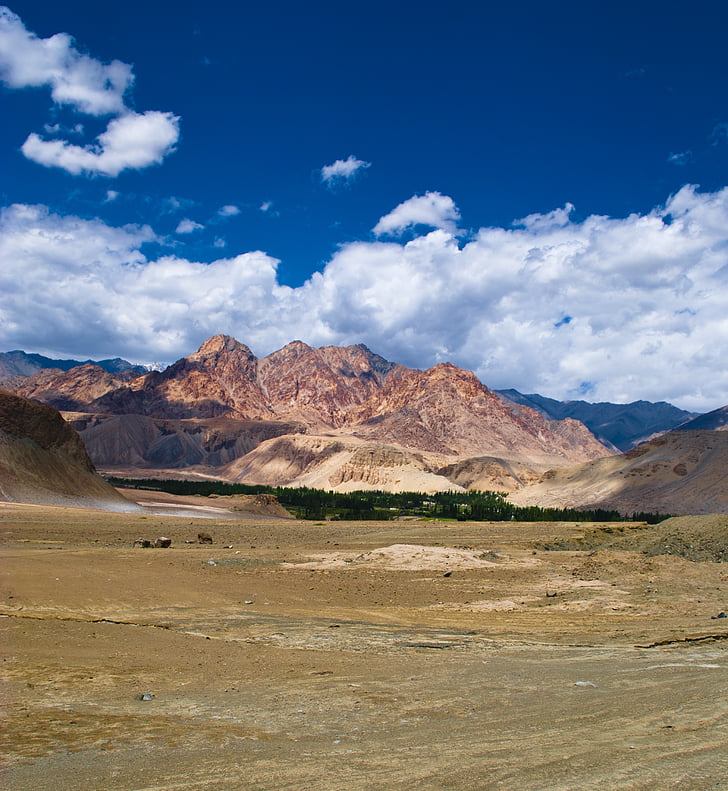 krajobraz, Natura, niebo, Chmura, góry, Ladakh, Indie