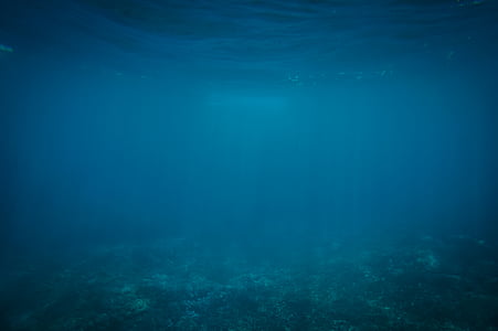 blå, Ocean, under vand, havet, natur, baggrunde, ingen mennesker