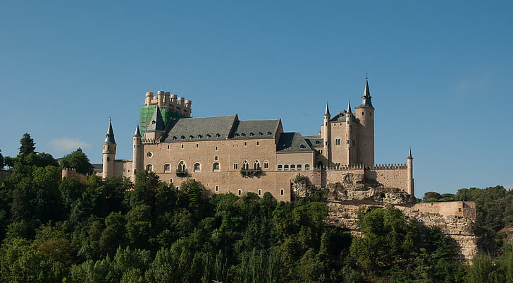 Ispanija, Segovia, pilis, viduramžių